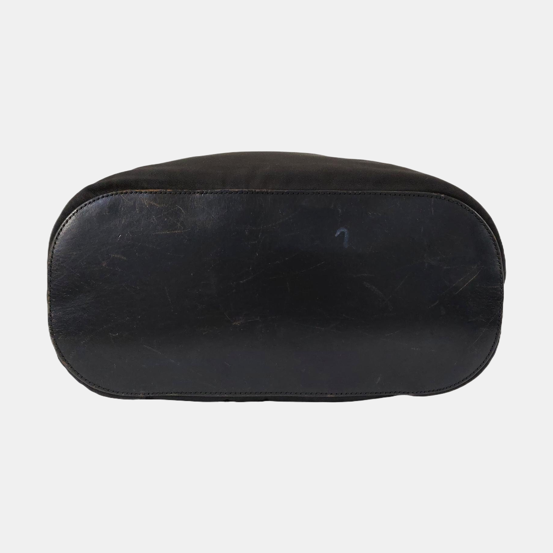 Fabric Top Handle Bag Black