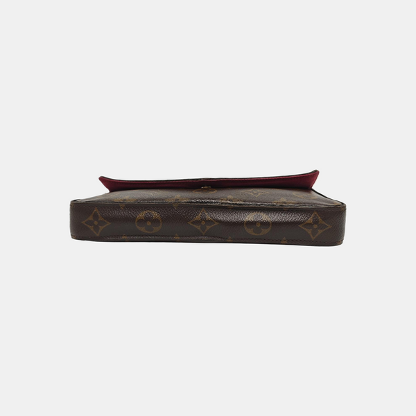 FÉLICIE Monogram Coated Canvas Brown