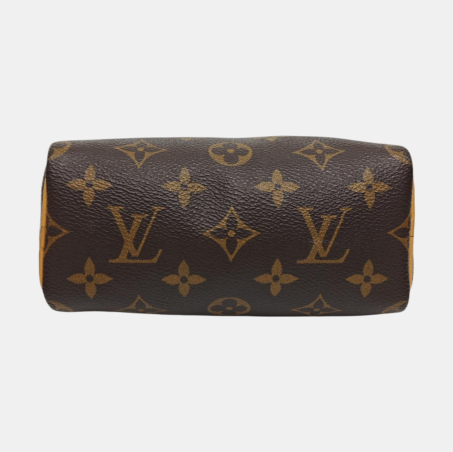 SPEEDY Nano Monogram Coated Canvas Brown