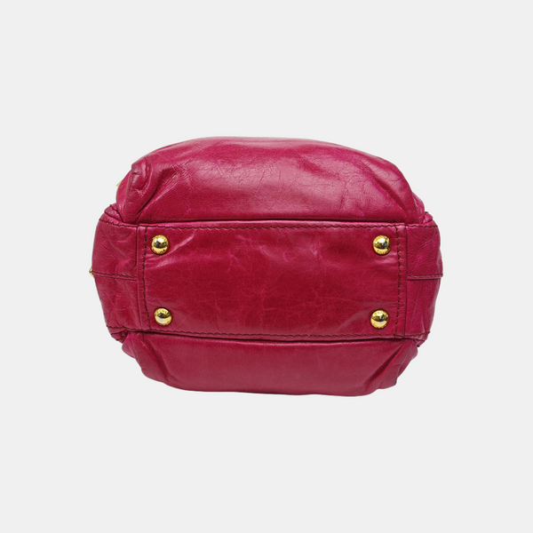 Calfskin Shoulder Bag Pink