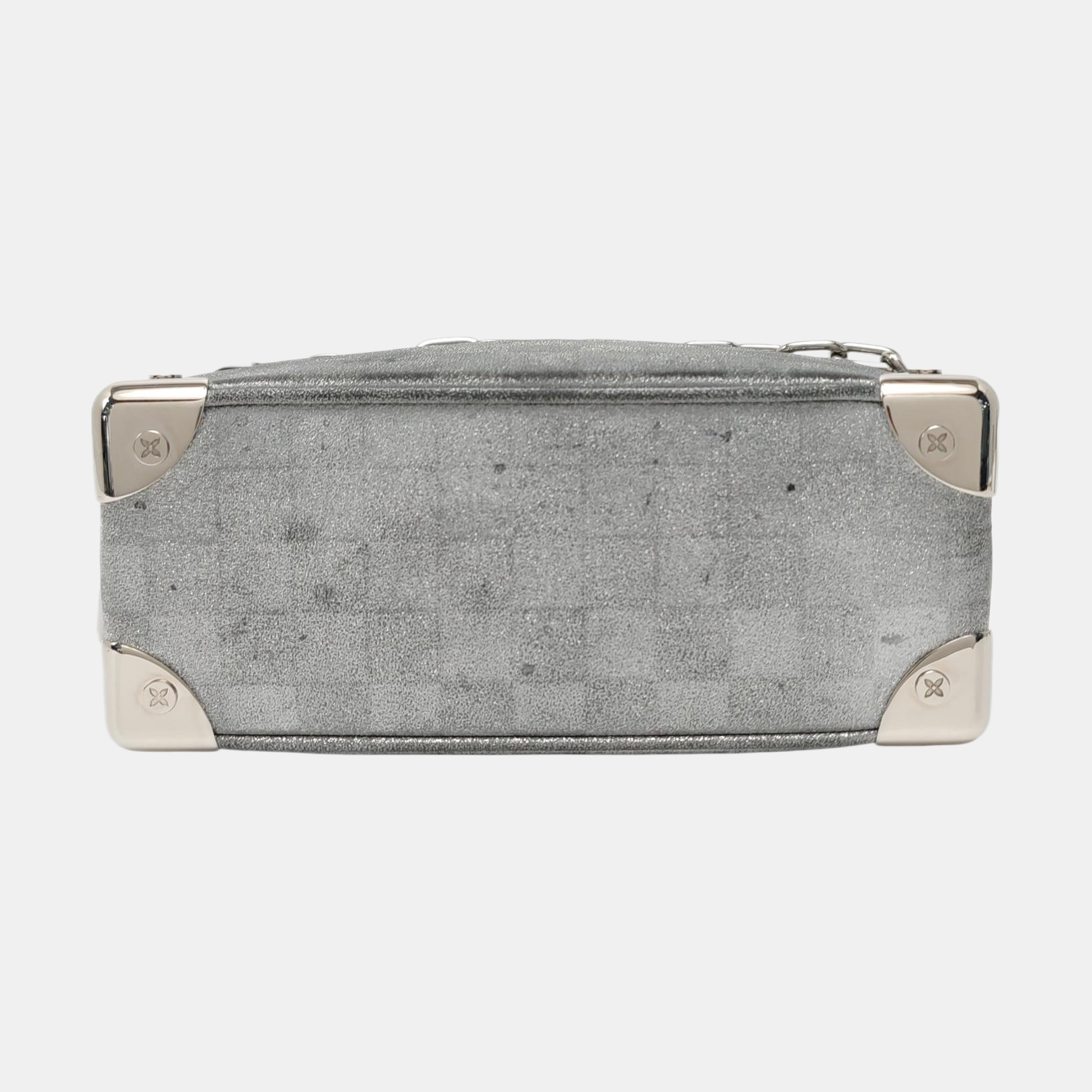 SOFT TRUNK Mini Damier Special Material Silver