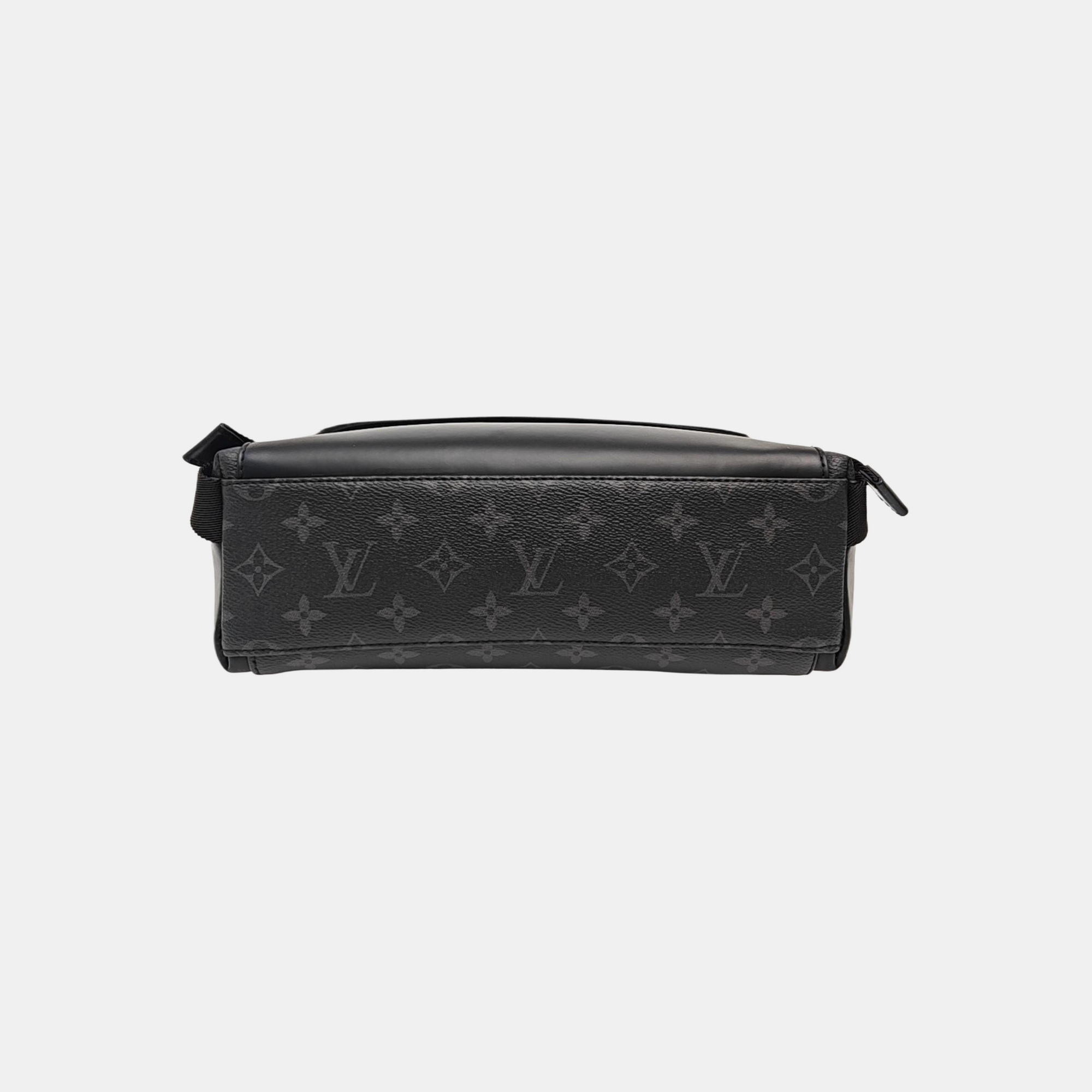 VOYAGER PM Monogram Coated Canvas Black