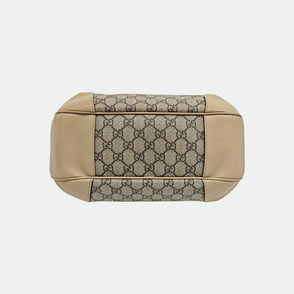 Charlotte Monogram Coated Canvas Beige