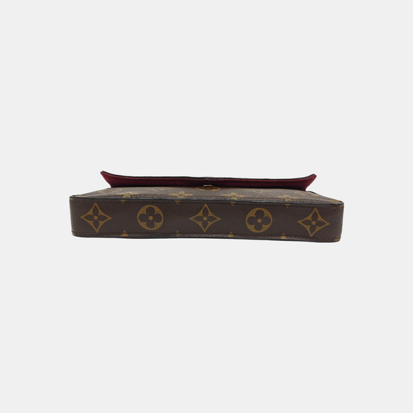 FÉLICIE Monogram Coated Canvas Brown