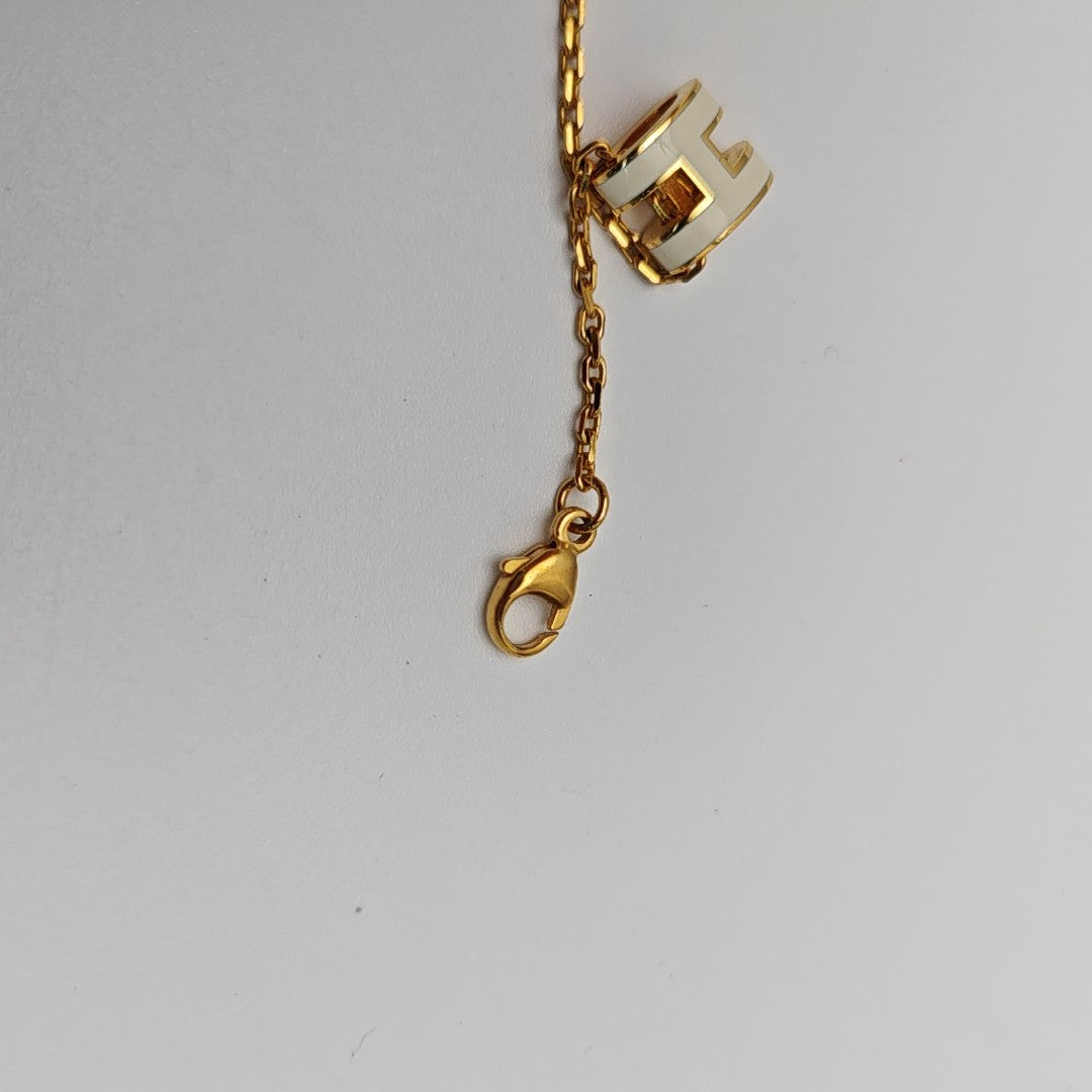Pop H Metal Gold Necklace