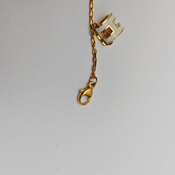 Pop H Metal Gold Necklace