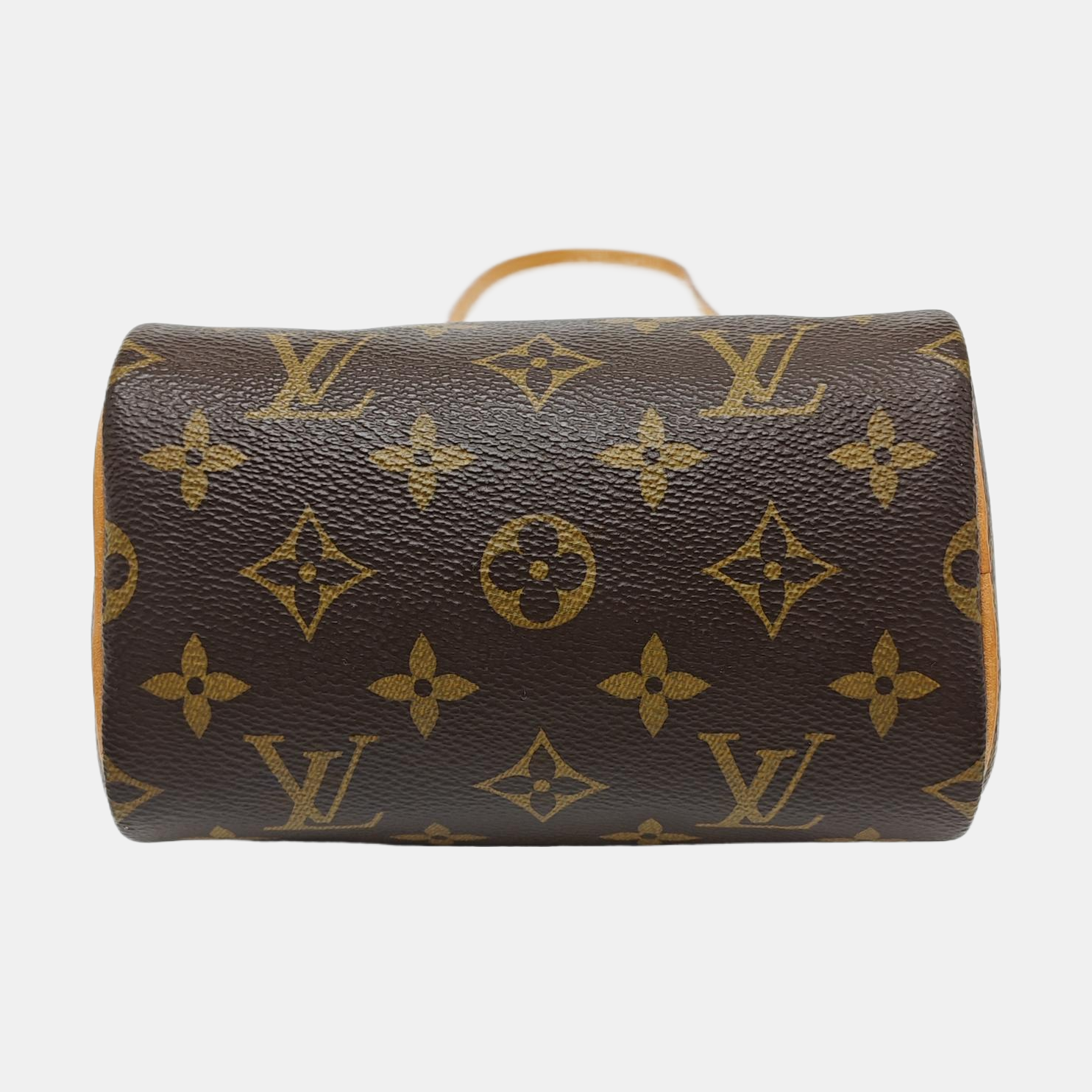 Authenticated pre-owned  SPEEDY Nano Monogram Coated Canvas Brown - Shoulder Bag at Looply