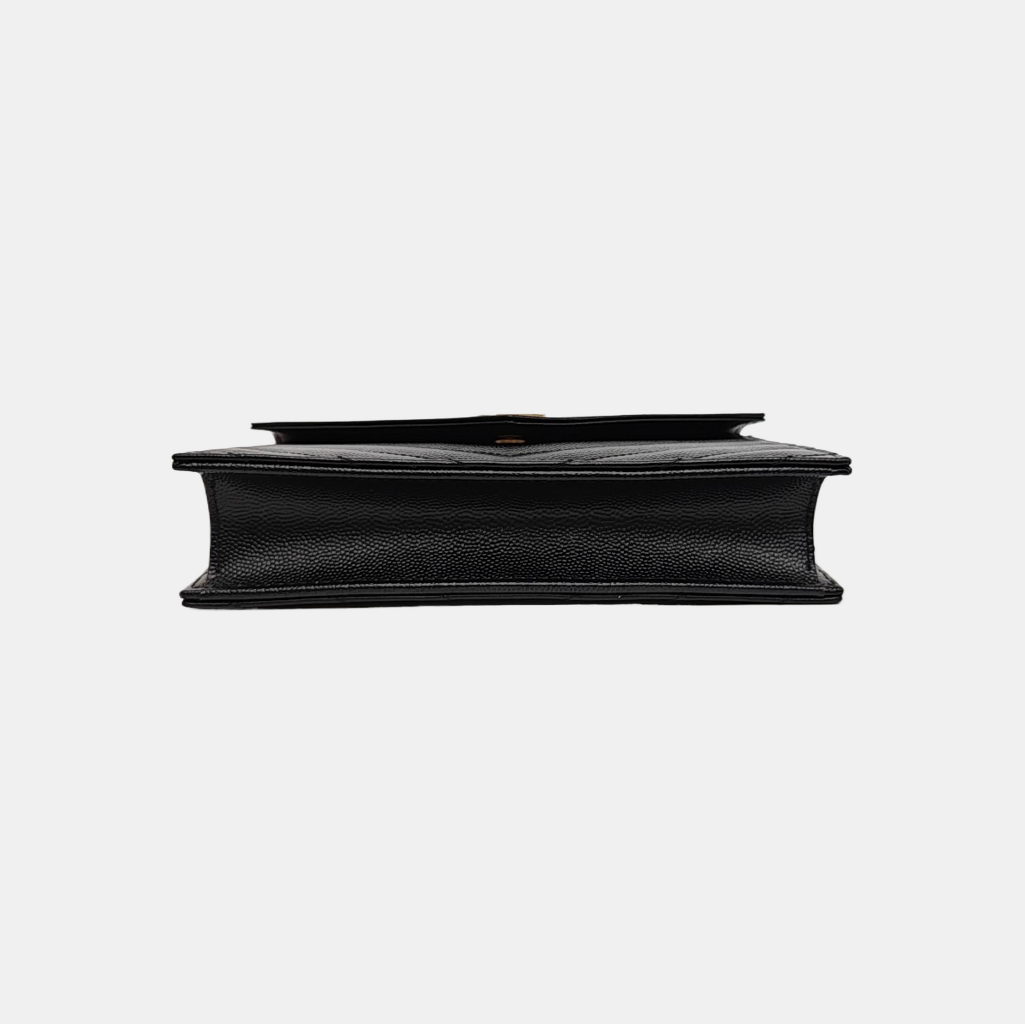 MONOGRAM WOC Chevron Calfskin Black