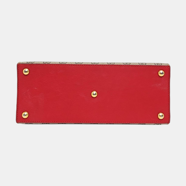 Padlock Small Monogram Coated Canvas Black