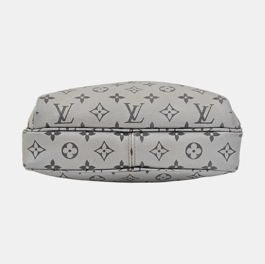 TRIO Monogram Calfskin Gray