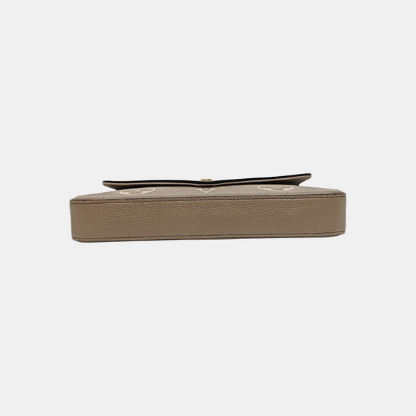 FÉLICIE Monogram Calfskin Gray
