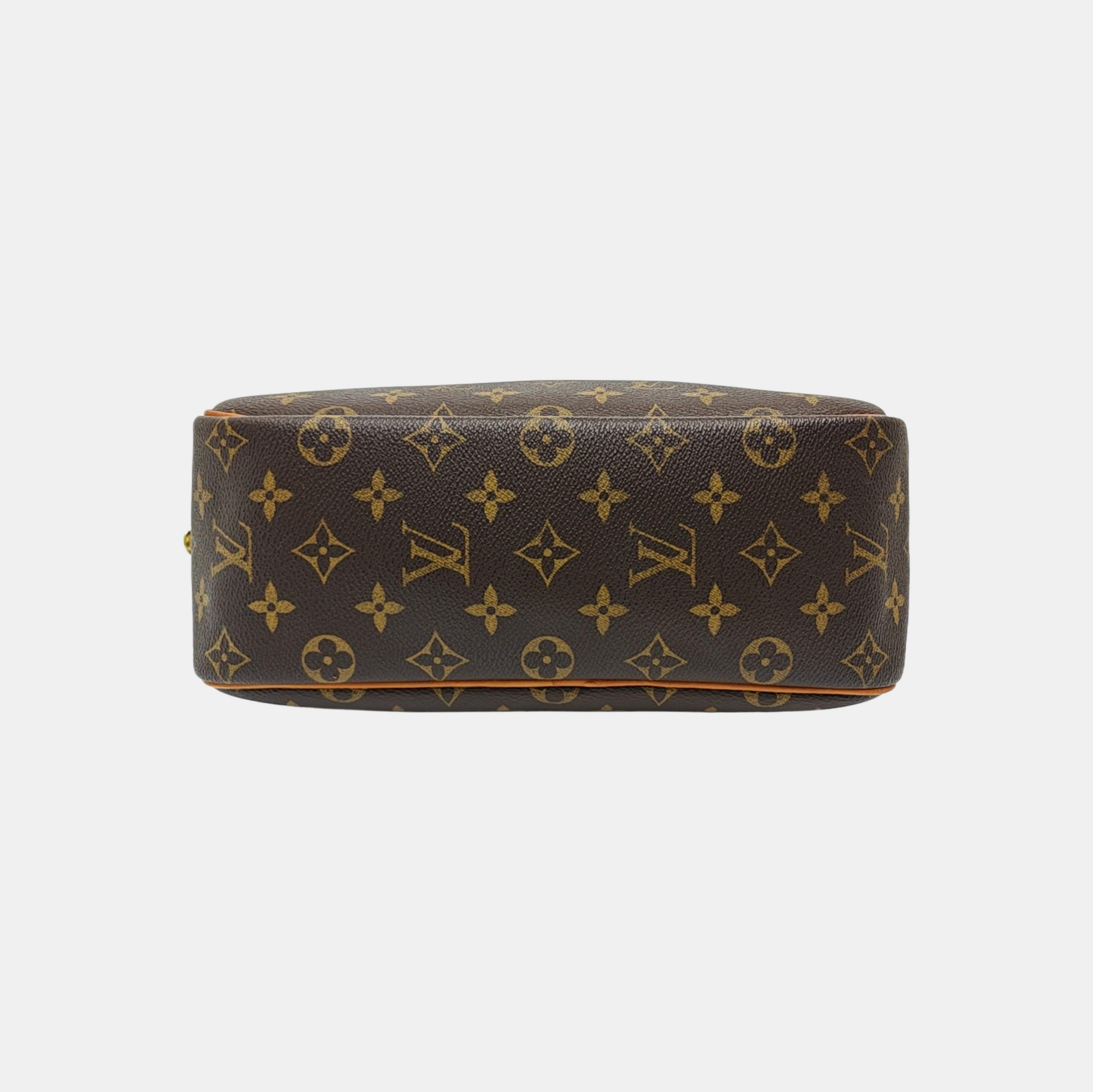 DEAUVILLE Monogram Coated Canvas Brown
