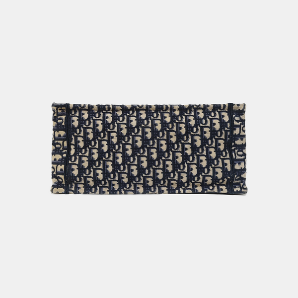 Book Tote Medium Oblique Canvas Blue