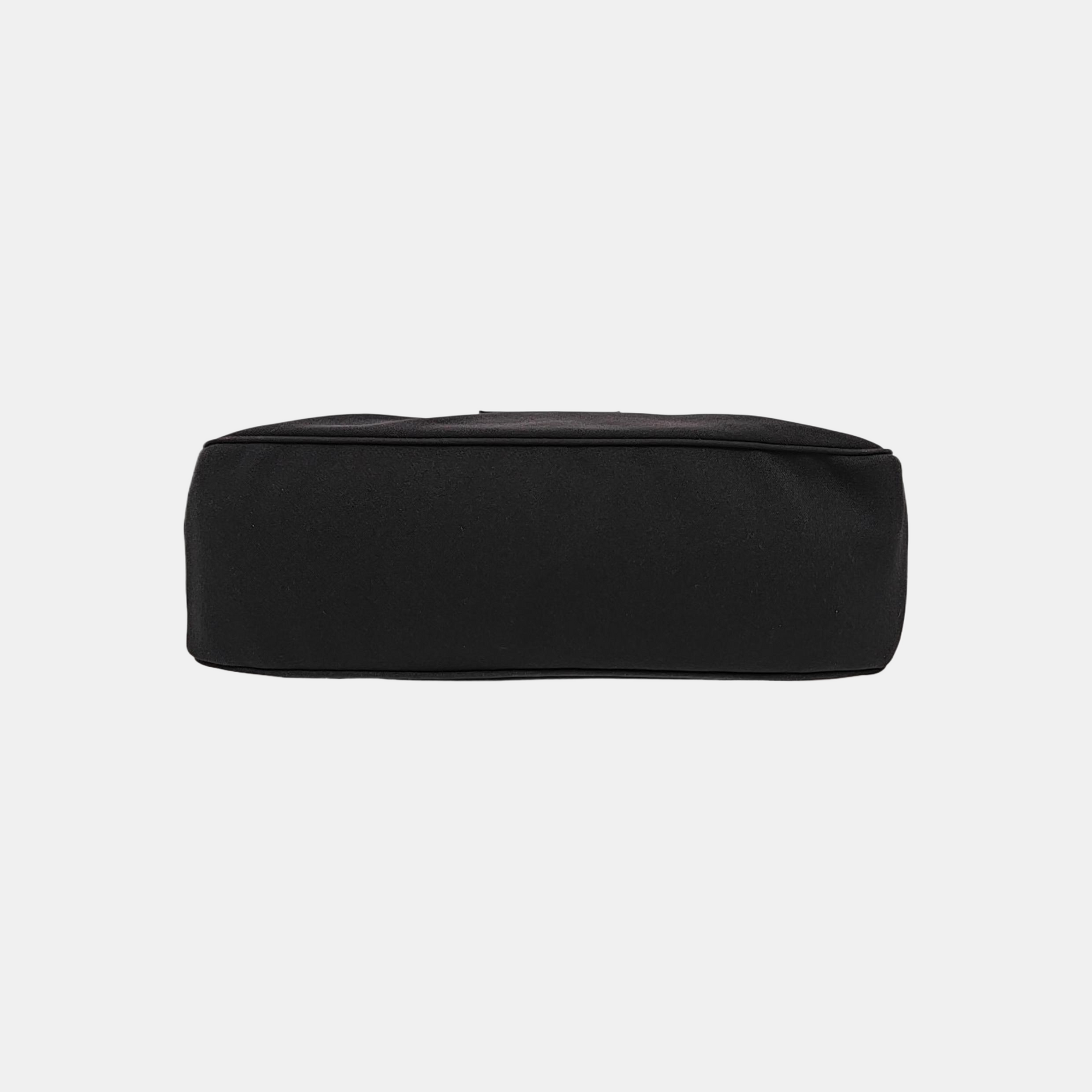 Fabric Shoulder Bag Black