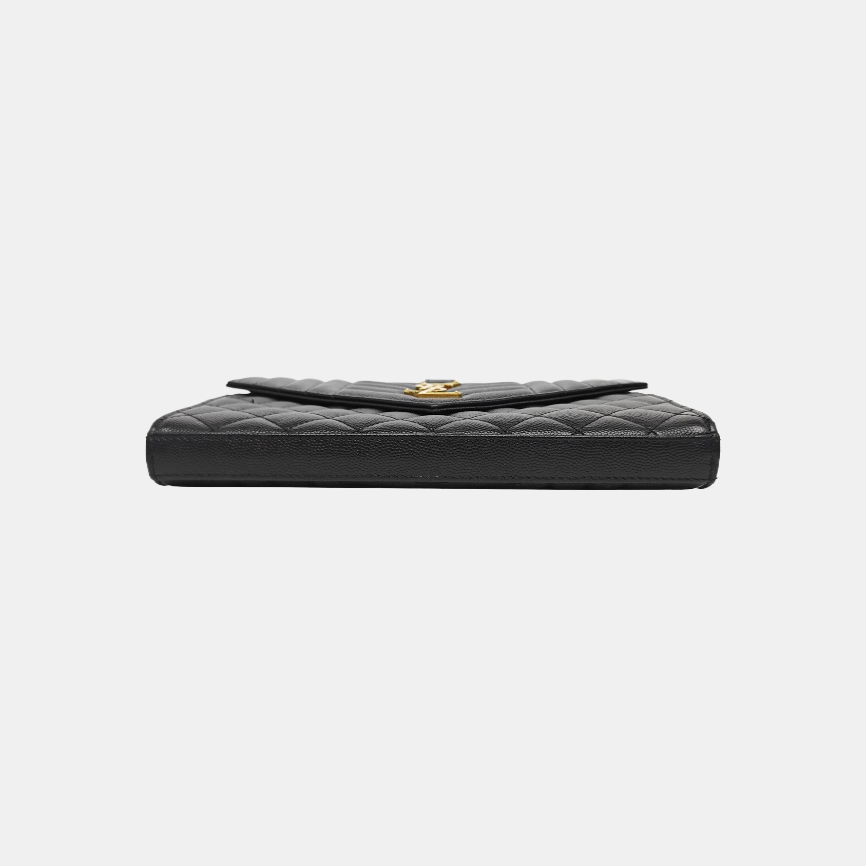 MONOGRAM Medium Chevron Calfskin Black