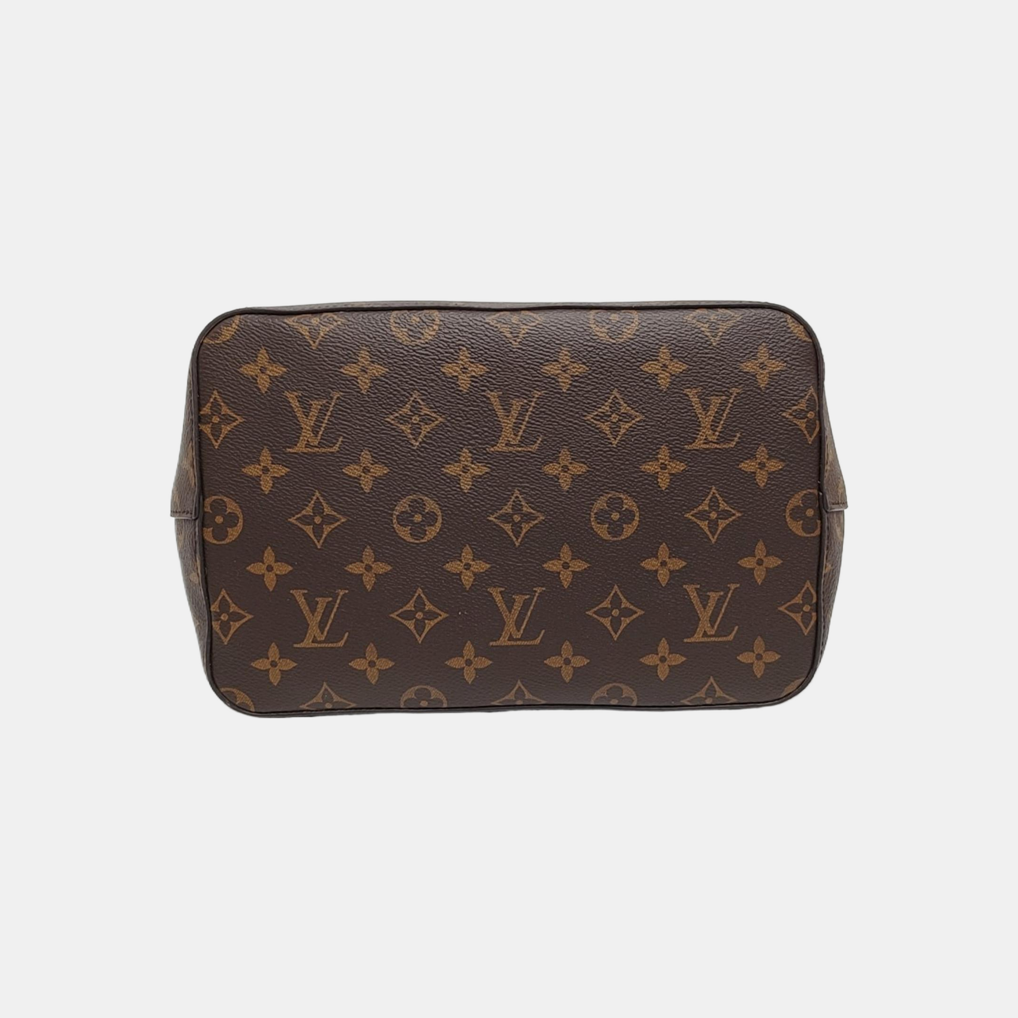 NÉONOÉ MM Monogram Coated Canvas Brown