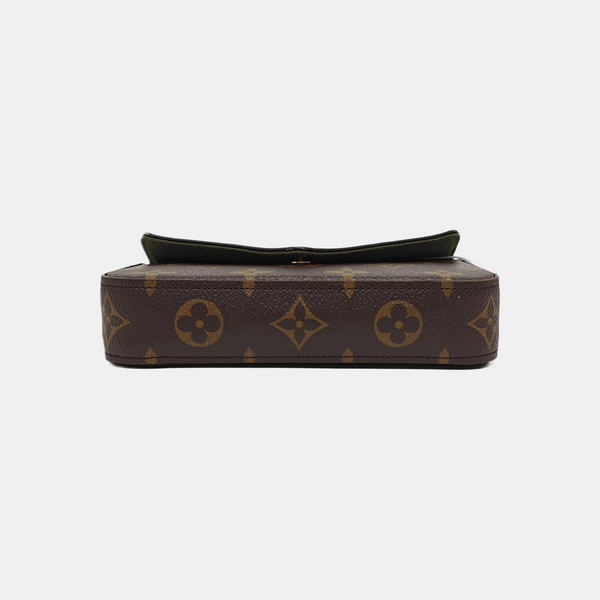 FÉLICIE Monogram Coated Canvas Brown