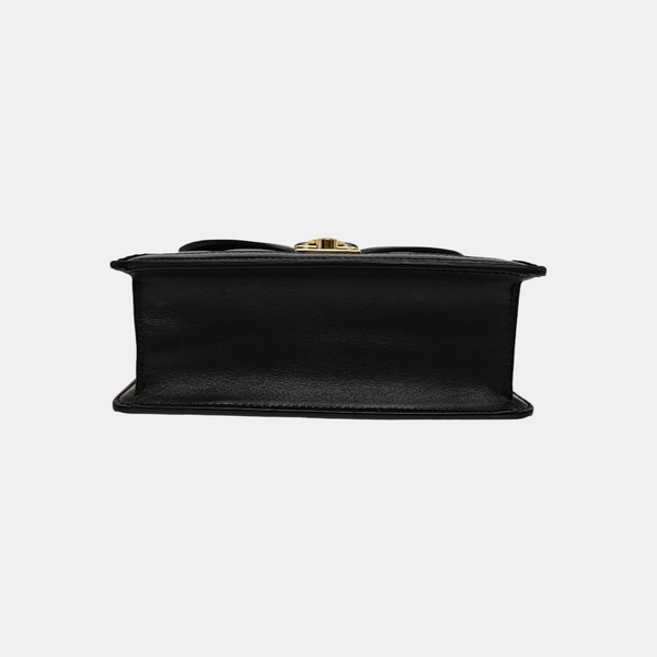 GG Matelassé Quilted Calfskin Black