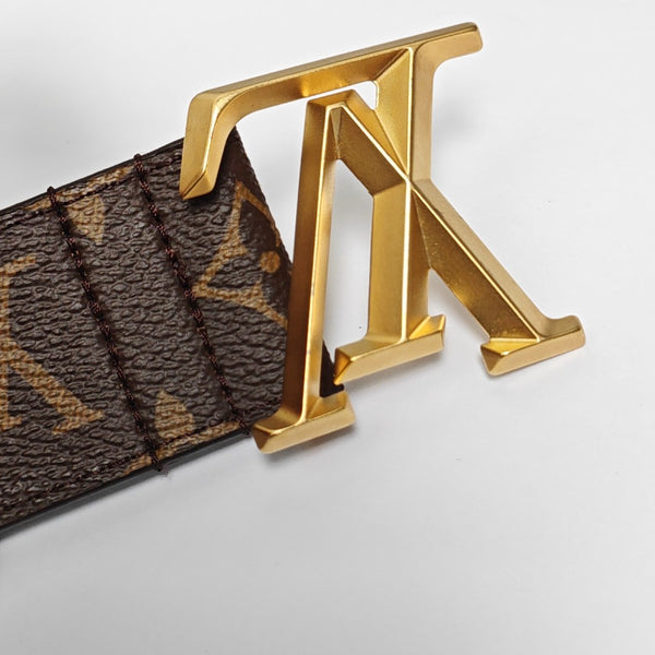 Coated Canvas Belt Brown