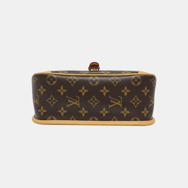 DIANE Monogram Coated Canvas Brown