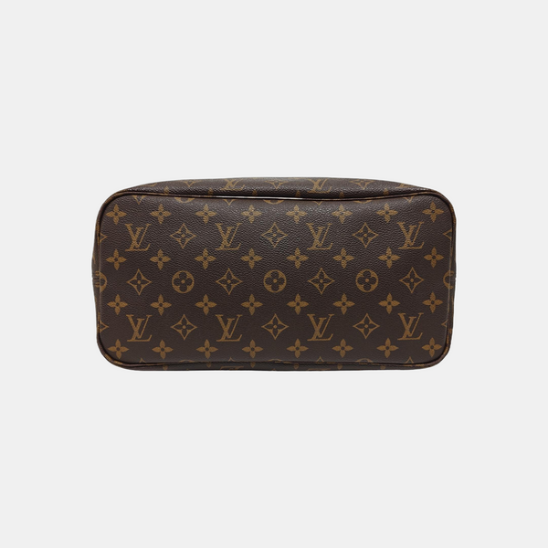 NEVERFULL MM Monogram Coated Canvas Brown