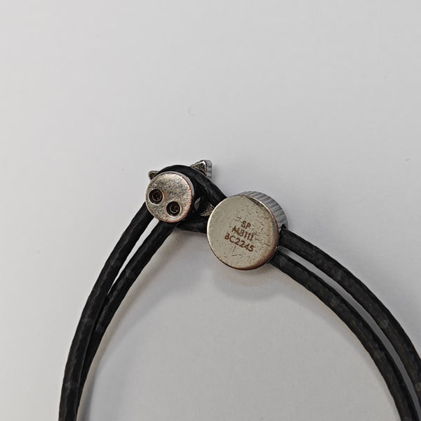 KEEP IT Coated Canvas Black Bangle