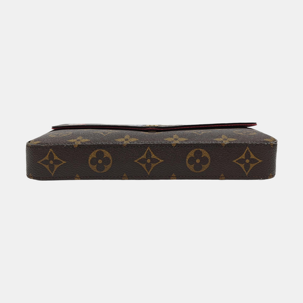 Authenticated pre-owned  FÉLICIE Monogram Coated Canvas Brown - Shoulder Bag at Looply