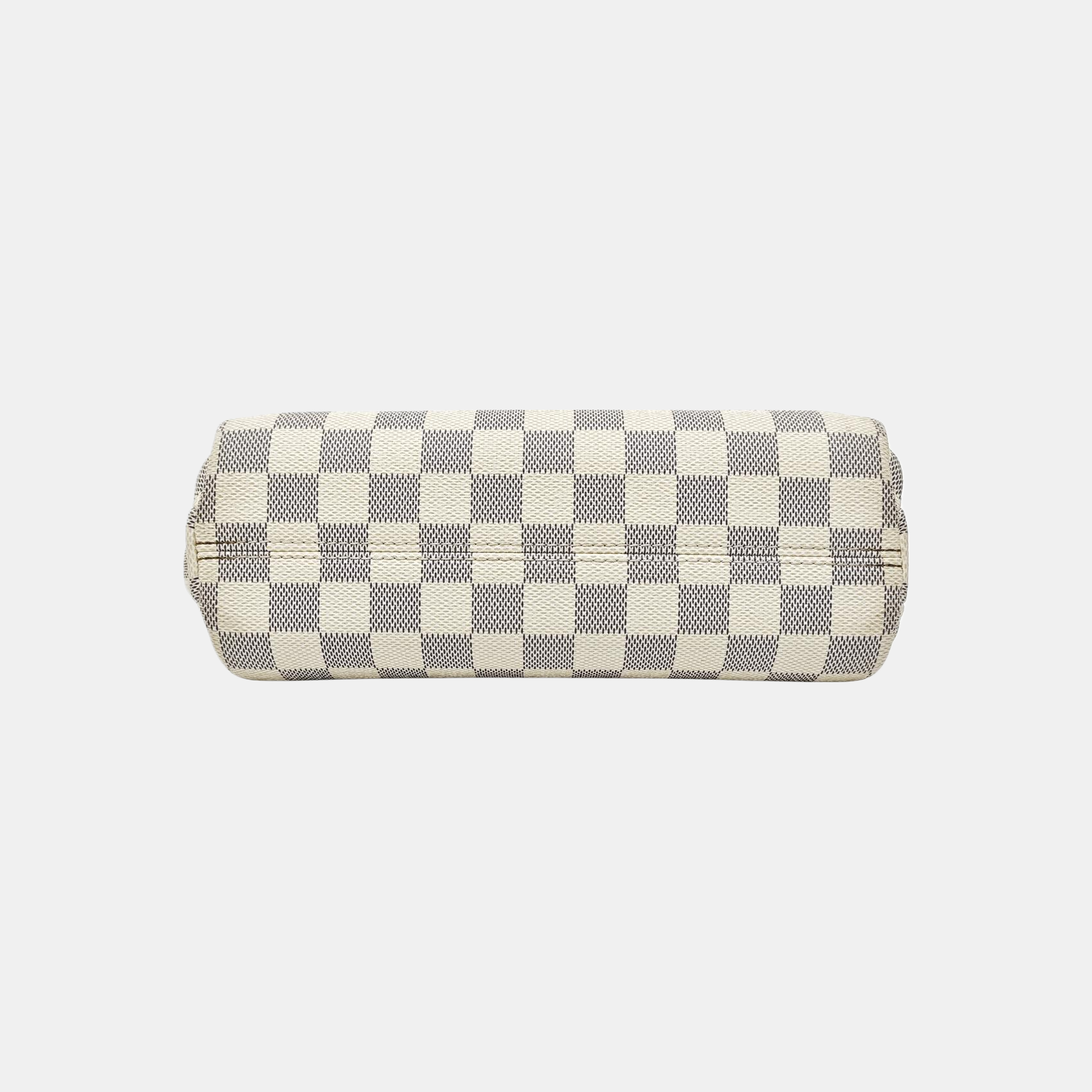 CROISETTE Damier Azur Coated Canvas White