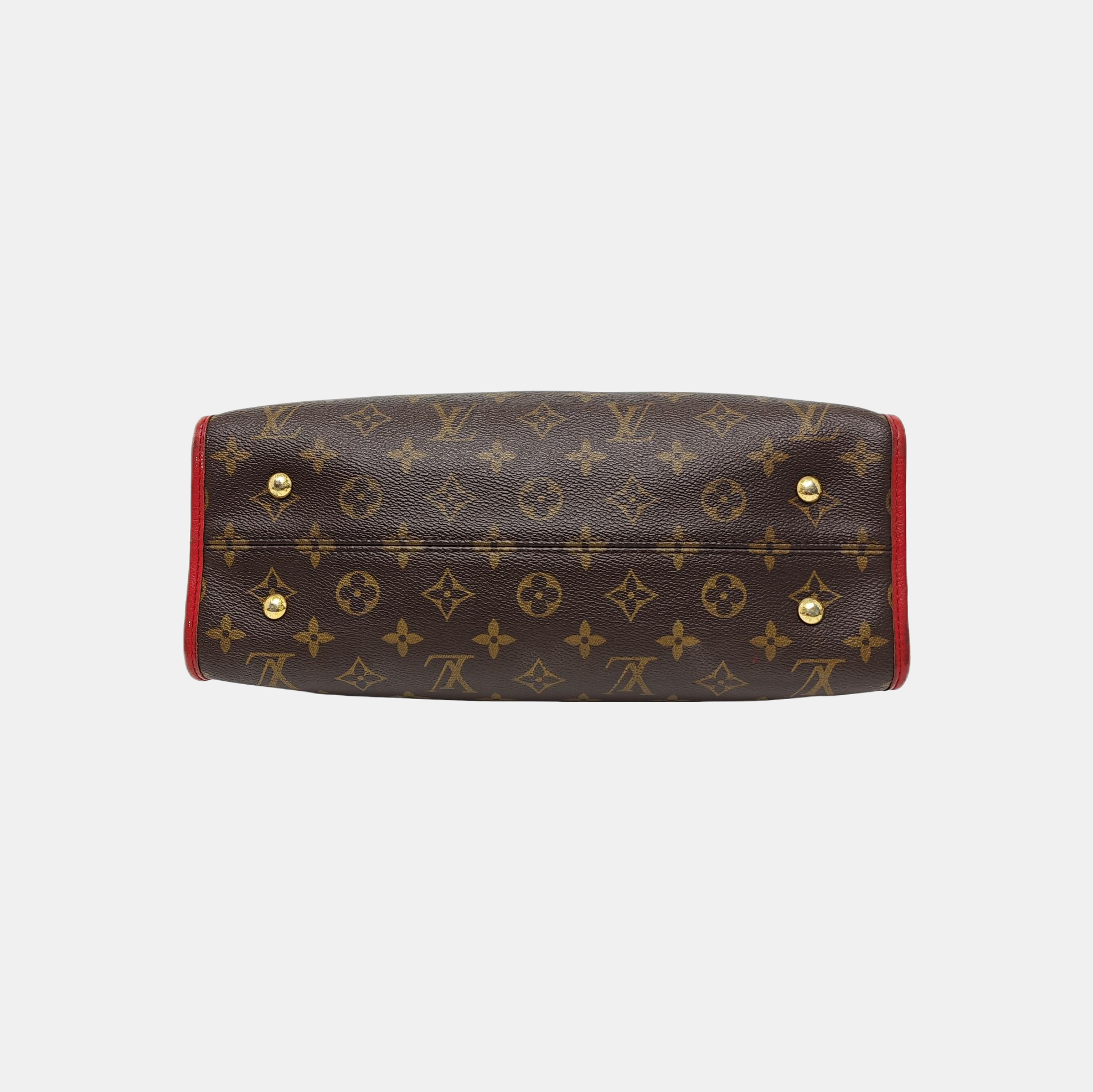 POPINCOURT PM Monogram Coated Canvas Brown