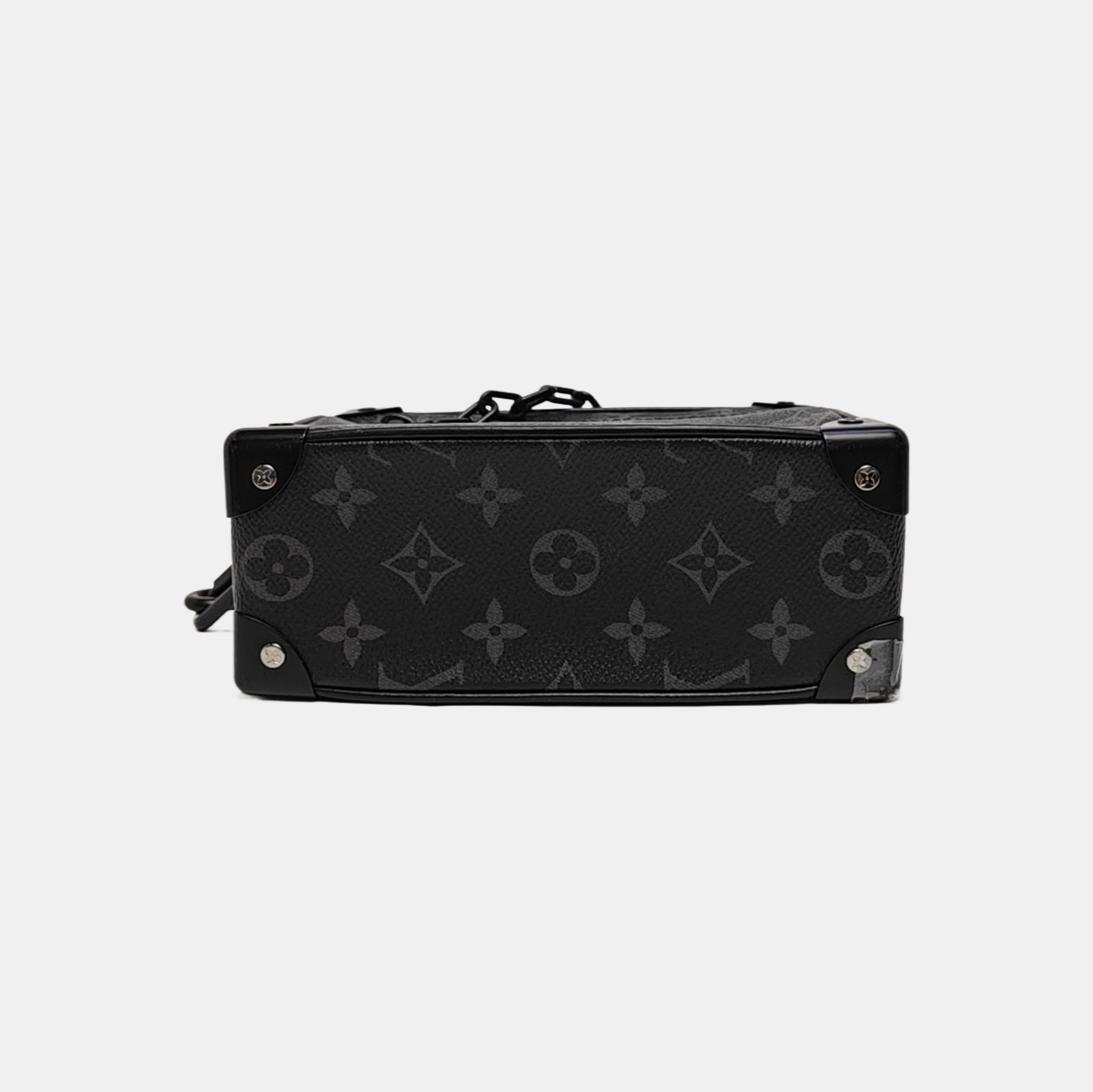 SOFT TRUNK Mini Monogram Coated Canvas Black