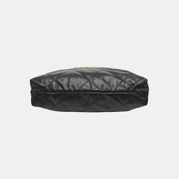 CHANEL 22 Medium Quilted Calfskin Black