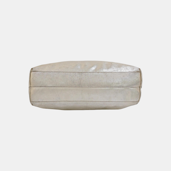 Calfskin Shoulder Bag Beige