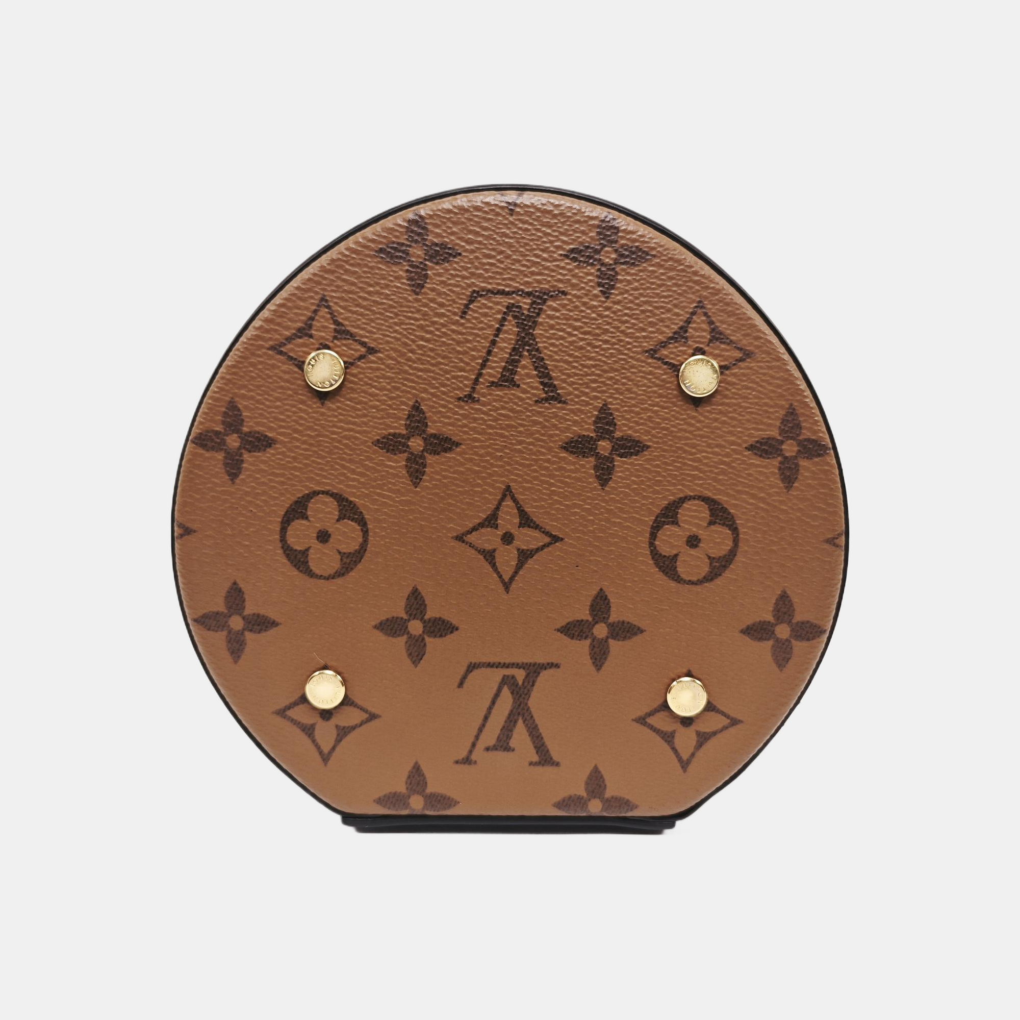 CANNES PM Monogram Coated Canvas Brown