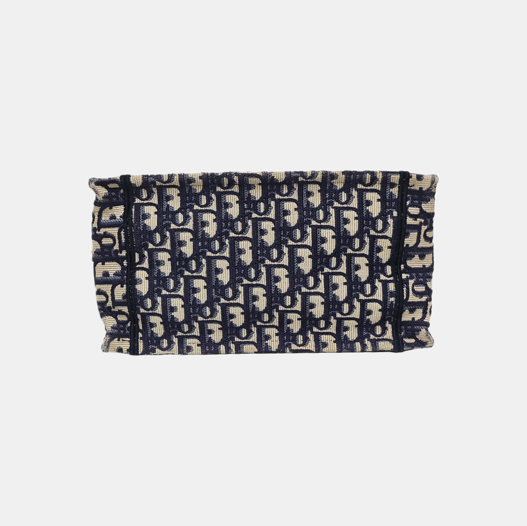 Book Tote Small Oblique Canvas Blue
