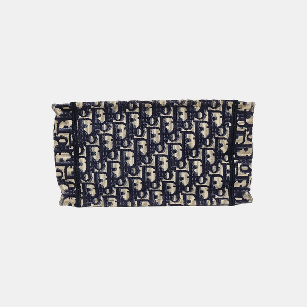 Book Tote Small Oblique Canvas Blue
