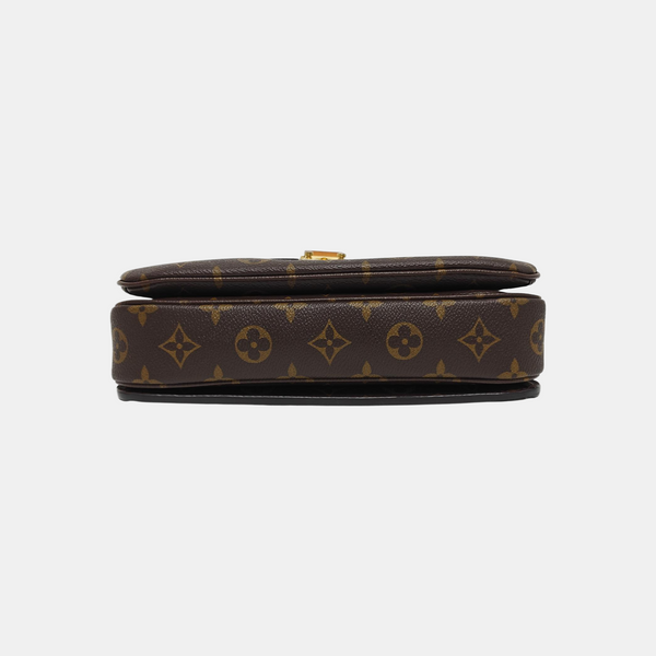 MÉTIS MM Monogram Coated Canvas Brown