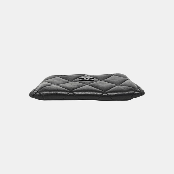 CLASSIC FLAP Quilted Lambskin Black Card Holder