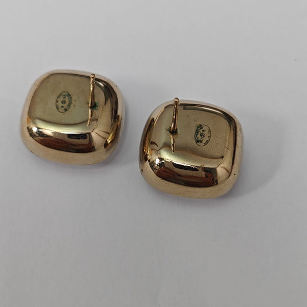 Resin Clear Stud Earrings