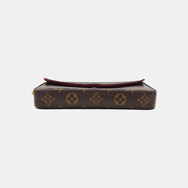 FÉLICIE Monogram Coated Canvas Brown