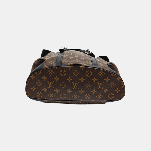 CHRISTOPHER PM Monogram Coated Canvas Brown