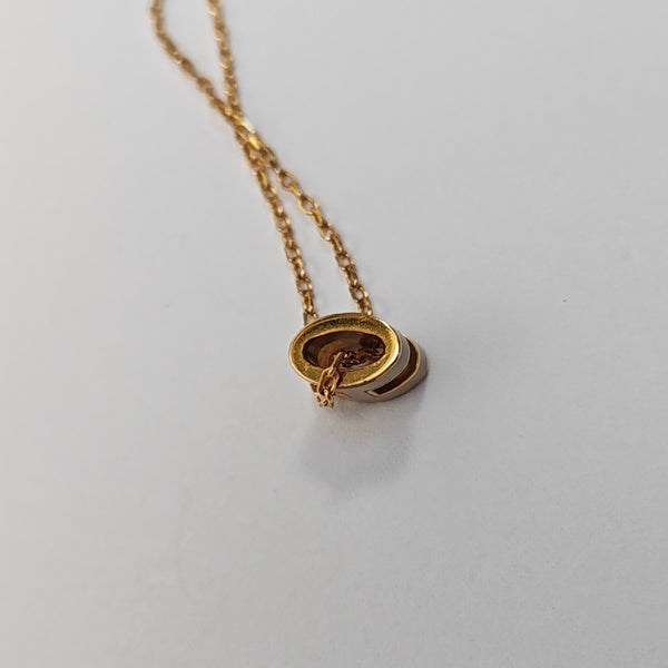 Pop H Metal Gold Necklace