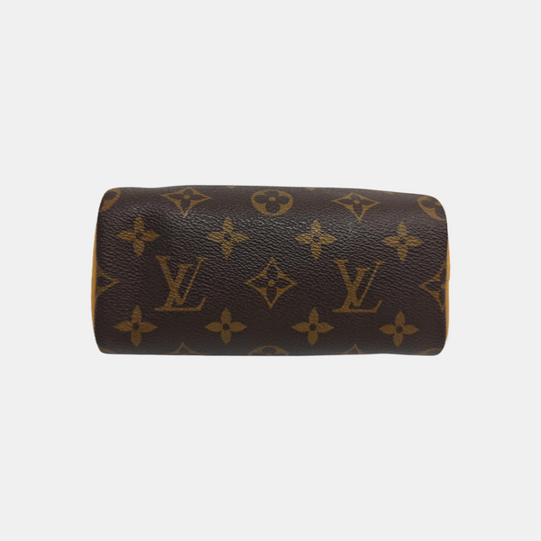 SPEEDY Nano Monogram Coated Canvas Brown