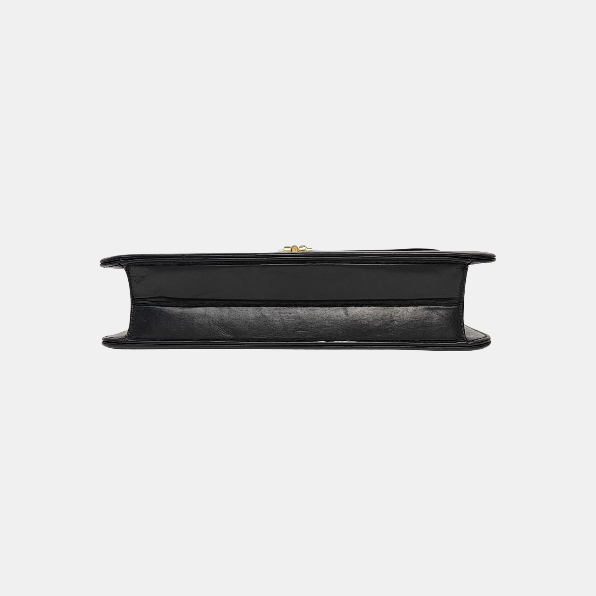 30 Montaigne Calfskin Black