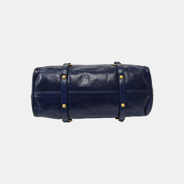 Bow Calfskin Blue