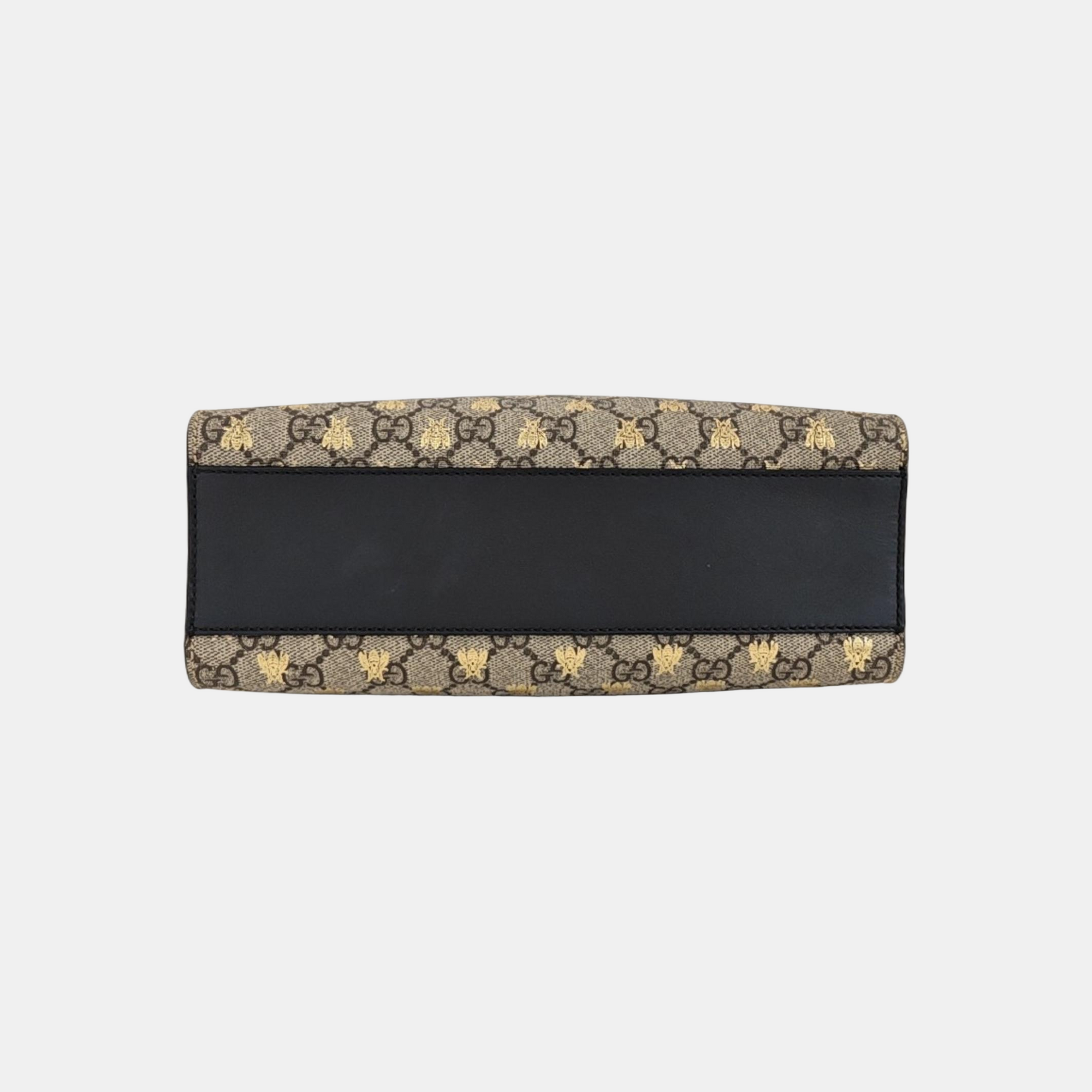 Padlock Small Monogram Coated Canvas Beige