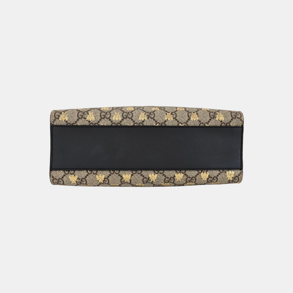 Padlock Small Monogram Coated Canvas Beige