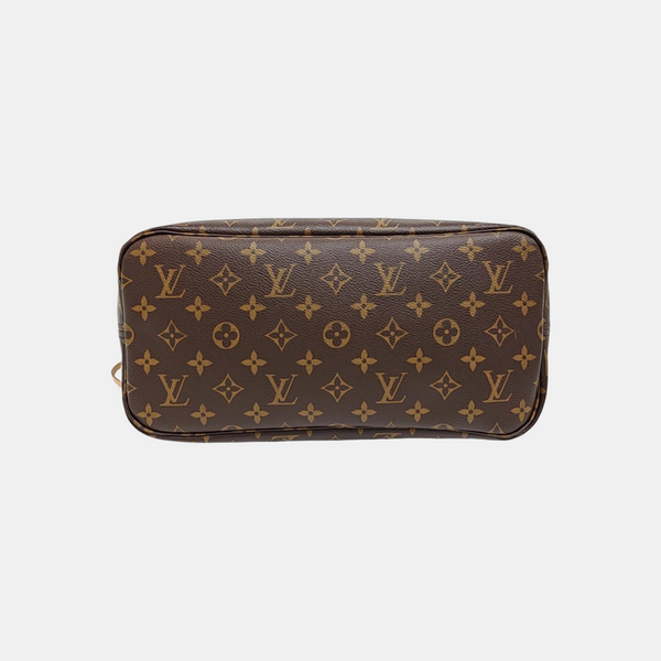 NEVERFULL MM Monogram Coated Canvas Brown
