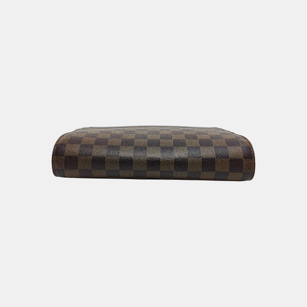 SAINT LOUIS Damier Ebene Coated Canvas Brown