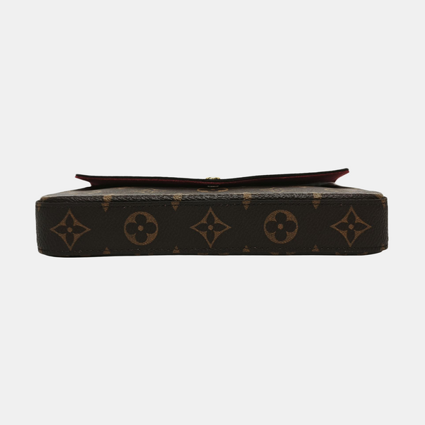 FÉLICIE Monogram Coated Canvas Brown