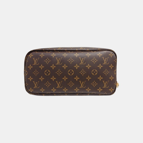 NEVERFULL MM Monogram Coated Canvas Brown